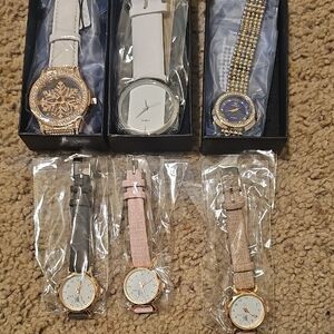 Elegant Watch Collection with Gold and Silver Accents